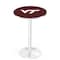 Holland Bar Stool Co 36" Chrome Virginia Tech Pub Table L214C3628VATech - alternate 1